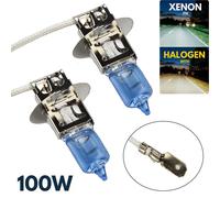 1 Coppia H3 per xeno 100W 12v Alogena Fari 453 Nebbia Luci Lampadine per Auto
