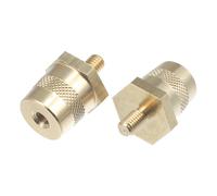 1 Coppia M6 Batteria Terminale Connettore Ottone Tono Post Adattatore Viti