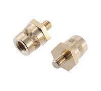 1 Coppia M8 Batteria Terminale Connettore Ottone Tono Post Adattatore Conico
