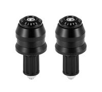 1 Coppia Manubrio Estremità Spine 7/8" 22mm per Moto Scooter Nero