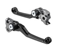 1 Coppia Moto Frizione Freno Leve Regolabili Pieghevoli Nero