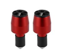 1 Coppia Moto Manubrio Estremità Tappi 7/8" 22mm Alluminio Lega Rosso