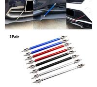 1 Coppia Paraurti Auto Lip Supporto Barre Splitter Puntone Asta Regolabile
