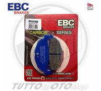 1 COPPIA PASTIGLIE FRENO POSTERIORE EBC CARBON YAMAHA TMAX 500 T-MAX 2011 2012