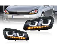 1 Coppia Per VW Per GOLF 6 2010 2011 2012 2013 2014 Gruppo Fari Auto Lampada Di Messa A Punto Luce Di Marcia Diurna Lente Proiettore Bi-xeno Montaggio Fari Auto(LHD No Demon Eye)