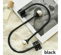 1 Coppia Perla Finta Forma a U Tenda Fermatenda Perline Muro Ganci Vintage Decor