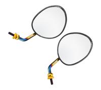 1 Coppia Specchietti Retrovisori per Moto con Vite da 8mm in fibre di Carbonio