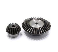 1 coppia Trasmissione a 90 gradi Gears conico 2M 16T+ 48T Rapporto di marcia smusso 1: 3, Come mostrato, Foro di processo 8mm e 12mm