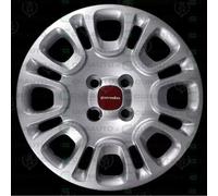 1 COPRICERCHIO - BORCHIE COPPA RUOTA FIAT PANDA 2012 13 DIAMETRO D14"