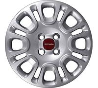 1 COPRICERCHIO COPPA RUOTA 14 PANDA 2012 IN POI LOGO ROSSO NON ORIGINALE SINGOLO 9190