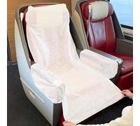 1 coprisedile usa e getta, protezione per sedile da viaggio, per aereo, treno, cinema, 160 cm di lunghezza, con copribraccioli