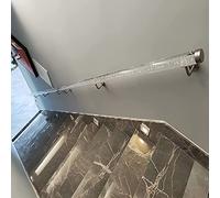 1 corrimano for scale in acrilico trasparente personalizzabile da 1,6 piedi a 20 piedi for uso interno ed esterno - Ringhiere robuste for una facile salita(200cm)