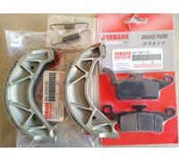 1 CP PASTIGLIE FRENO ANT. + 1 CP GANASCE FRENO ORIGINALI YAMAHA X ENTER 150 2012