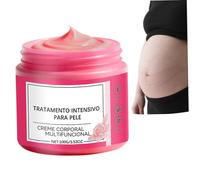 1 crema corpo idratante per l'elasticità della pelle, crema per smagliature da 100 ml con idratazione alla glicerina, formula all'acqua di rose per una pelle più morbida