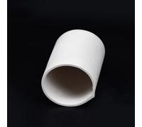 1 crogiolo in zirconia ad alta temperatura - ZrO2 stabilizzato al calcio con coperchio, for la fusione di metalli preziosi e la ricerca sui materiali(25MLx23x100)