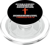 1 Cronache 16:23-24 Versetti Biblici Scrittura PopSockets PopGrip per MagSafe