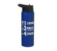 1 cross 3 unghie 4 given Stainless Steel Insulated Water Bottle