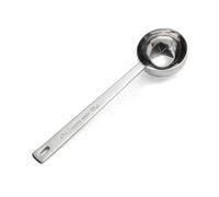 1 cucchiaino da caffè porzionatore, in acciaio inox, da 30 g, cucchiaio dosatore lungo, cucchiaio da caffè, porzionatore da caffè, in polvere, cucchiaino da caffè, cucchiaino, misuratore, spoon,