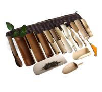 1 cucchiaino da tè giapponese in bambù fatto a mano cinese cucchiaino da tè pala di ricambio per kung fu, set da tè per artigianato artistico, strumento per cerimonia del tè, set da viaggio per gli