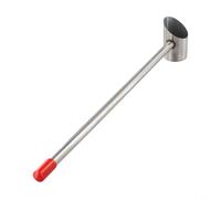 1 cucchiaio per macchina per zucchero filato in acciaio inox, cucchiaio per marshmallow, manico ergonomico, strumento per l'alimentazione dello zucchero, uso commerciale, colore argento (grande)
