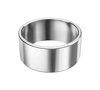 1 cuscinetto a manicotto in acciaio, diametro interno 110-240 mm, altezza 23,5-200 mm, boccola per strutture di supporto.,Argento,130x150x50mm