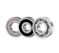 1 cuscinetto a sfere a gola profonda, diametro interno 10-45 mm, adatto per macchinari industriali, bassa rumorosità,Come mostrato,35x72x17mm