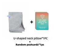 1 Cuscino Ergonomico a Forma di U per il + 1 a Sorpresa - un Cuscino Multifunzionale per Viaggi e Ufficio, e Portatile, per Aereo, Auto e Letto. si Adatta alla Curva a S della Colonna Cervicale