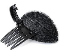 1 cuscino nero per capelli con clip, soffice spugna pettine per chignon, set di base per donne e ragazze, accessori per capelli fai da te, accessori per capelli