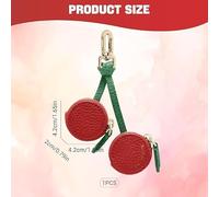 1 Custodia In Ciliegio, 1 Ciondolo, Ornamenti Dolci E Freschi, Accessori Portachiavi, Accessori Per Strumenti Musicali Per Bagagli, Borse Commemorative Da Viaggio.