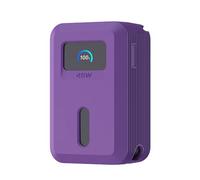 1. Custodia in silicone antiurto per S1 45 W 10000 MAH protezione di potere mobile antigraffio manica flessibile antiscivolo custodia per telefono in silicone viola