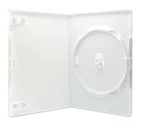 1 custodia per DVD AMARAY bianca da 14 mm per disco singolo