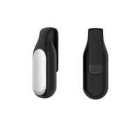 1 custodia per registratore vocale Plaud NotePin Yystao in silicone e piastra in acciaio, custodia protettiva per registratore vocale Plaud NotePin nero