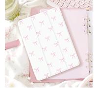 1 Custodia protettiva piatta con fiocco e stampa a fiocco, compatibile con iPad 10.2", iPad Pro 11" 2021/2020/10a gen, iPad Mini 4/5/6, Galaxy Tab A8 10.5" 2022, Matepad 10.4/Tab, con slot per la penn