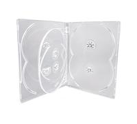 1 custodia trasparente Dragon Trading per 6 dischi DVD - 14 mm Multi Disc Storage Case con vassoi girevoli trasparenti e custodia esterna per opere d'arte - Contiene 6 DVD, CD o dischi Blu-ray