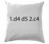 1. D4 D5 2. C4 Regina Gambit Scacchi Apertura - Cuscino - C4 Master Regina