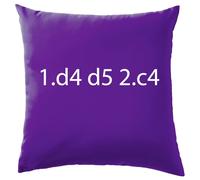 1. D4 D5 2. C4 Regina Gambit Scacchi Apertura - Cuscino - C4 Master Regina