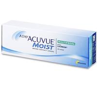 Acuvue 1-DAY ACUVUE MOIST MULTIFOCAL; Lenti a contatto giornaliere; Visione chiara e nitida sia da lontano che da vicino; Protezione UV;+0.75 diottrie; BC 8.4; DIA 14.30; ADD Medium; 30 lenti
