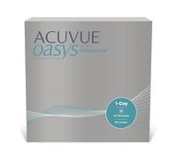 ACUVUE OASYS 1-Day con tecnologia HydraLuxe, Lenti a contatto giornaliere; Visione chiara e nitida e comfort elevato; Protezione UV;-7.00 diottrie; BC 8.5; DIA 14.30; 90 lenti