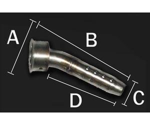 1 DB KILLER 51MM MARMITTA SCARICO MSR MIVV GPR ARROW LEOVINCE TERMIGNONI MODELLO 2