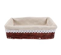 1 % di cesti da frutto cesto cestini intrecciati estetico (marrone rossastro)