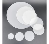 1 diffusore for torcia rotonda - Copertura in PC bianco da 35-190 mm for torcia a LED - Filtro ottico antiriflesso(59mm)