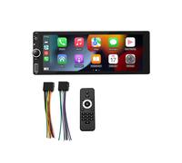 1 Din 6.86 Pollici HD Autoradio Multimedia Carplay Touch Screen Mirror Link Stereo USB FM Telecamera