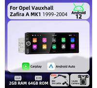 1 Din Carplay Android Auto Radio Android Car Multimedia per Opel Vauxhall Zafira A MK1 1999-2004 6.86 "Schermo Stereo unità principale