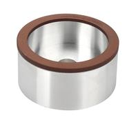 1 disco abrasivo diamantato a tazza da 100 mm for lega di tungsteno, acciaio, ceramica, lucidatura abrasiva, grana 150#(50mm)