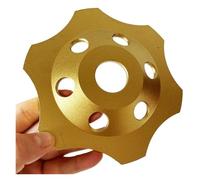 1 disco diamantato for lucidatura circolare T6 PCD da 130 mm for pavimenti in cemento, marmo, granito e pietra(22.23mm hole)