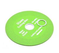 1 disco for taglio vetro 100 mm 115 mm 125 mm lama diamantata for taglio vetro piastrelle in ceramica marmo lucidatura lama for sega(100x22.23 green)