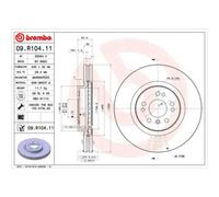 KIT PASTIGLIE FRENO BREMBO ANTERIORI PER MERCEDES CLASSE GL X164 06-> (350MM)