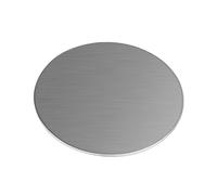 1 disco rotondo vuoto in acciaio inossidabile da 150 mm, cerchio in metallo argentato da 1,5 mm, 2 mm, 2,5 mm e 3 mm di spessore(4mm)