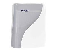 1 dispenser di asciugamani"Identity" Lucart, in plastica ABS, bianco