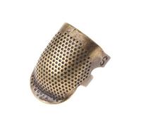 1 ditale in metallo per trapuntatura fai da te, protezione per le dita, 1,5 x 2,3 cm